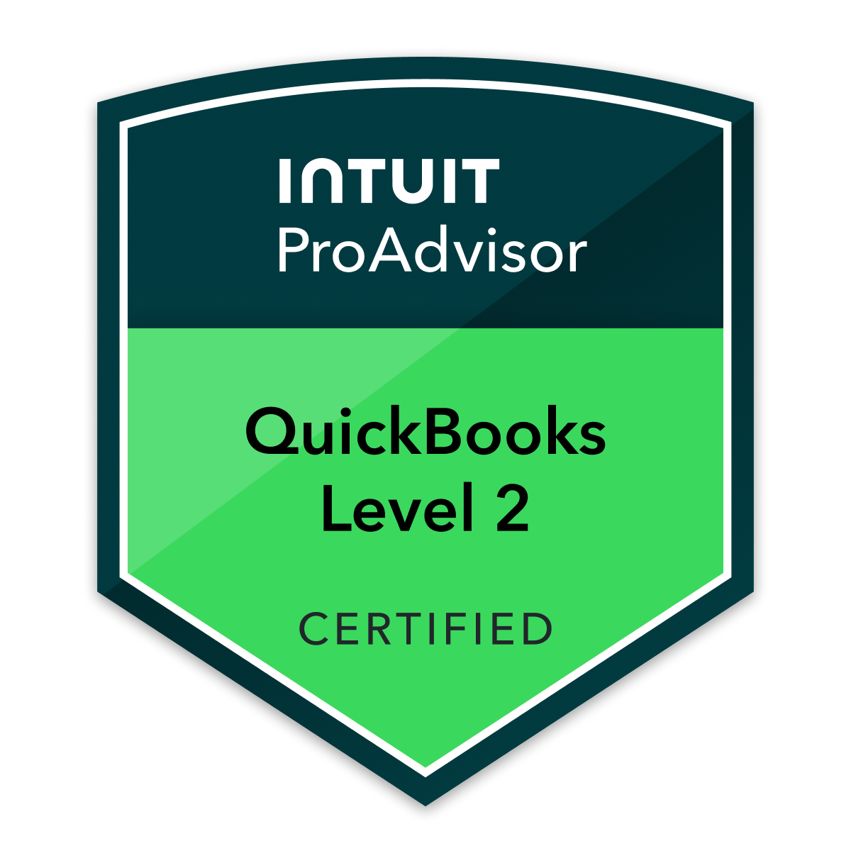 QuickBooks Level 2 certified